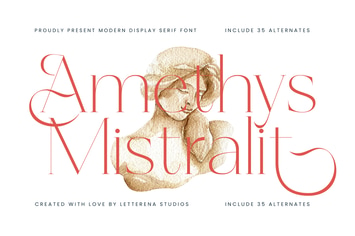 Amethys Mistralit Modern Display Serif