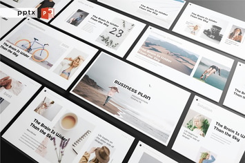 BUSINESS PLAN - Multipurpose Powerpoint  V228