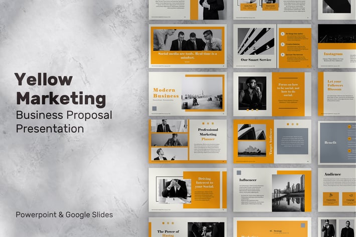Yellow Marketing Presentation