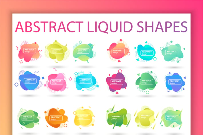 Abstract Liquid Shapes