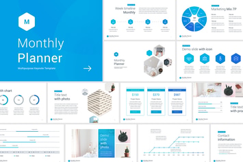 Monthly Planner Keynote Template