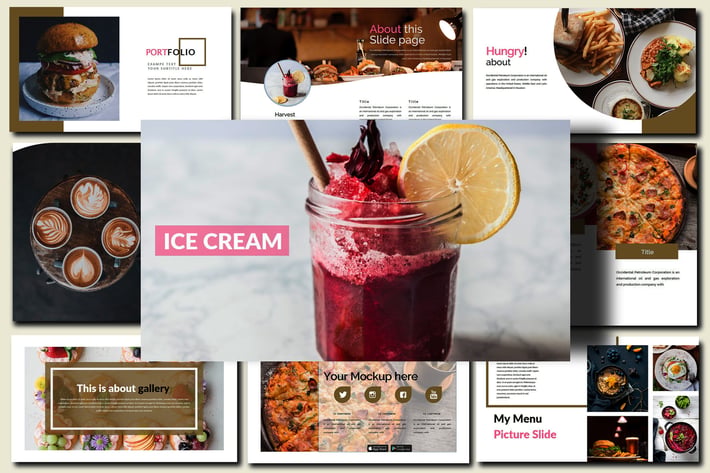 Delicious Food - Powerpoint Template