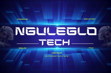 Nguleglo Tech - Display Font