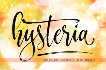 HYSTERIA Brushscript