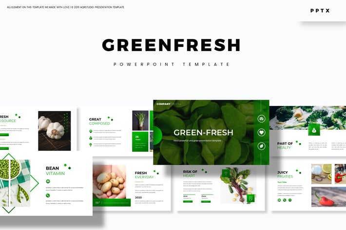 Green Fresh - Powerpoint Template