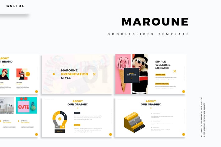 Maroune - Google Slides Template