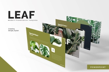 Leaf - Powerpoint Template