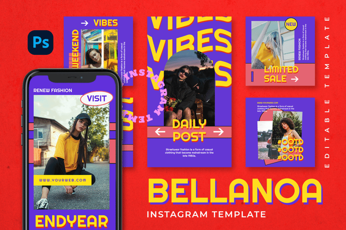 Bellanoa - Retro Instagram Stories and Post