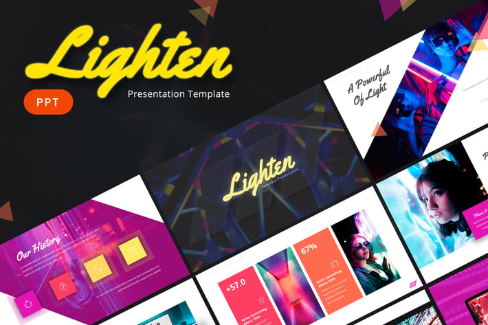 Lighten - Powerpoint Template