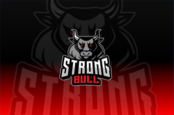 Strong Bull Sport and Esport Logo Template