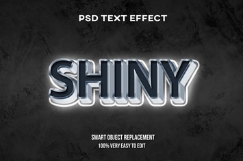 Shiny text effect