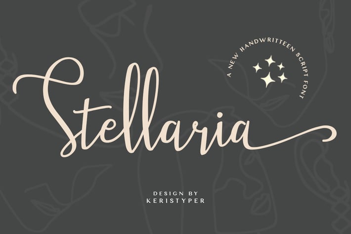 Stellaria Script Font