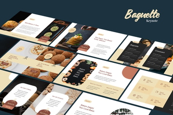 Baguette - Food Business Keynote Template