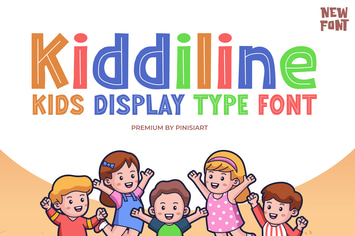 Kiddiline - Kids Font