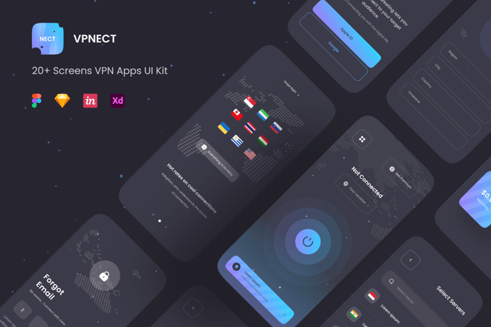 VPNECT - VPN Apps UI Kit