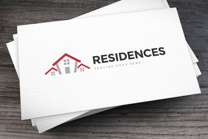 Residences Logo Template