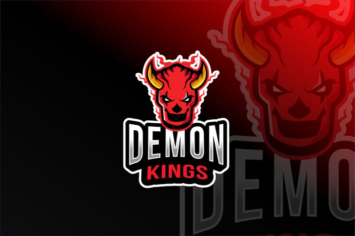 Demon Kings Esport Logo Template