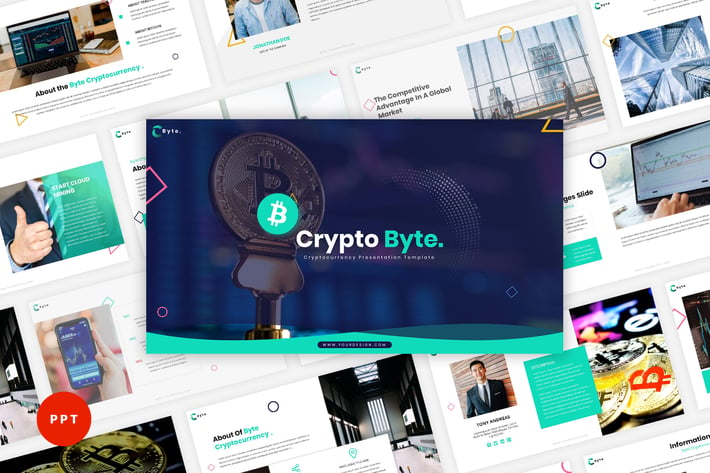 Byte - Cryptocurrency PowerPoint Template