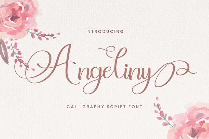 Angeliny - Calligraphy Font