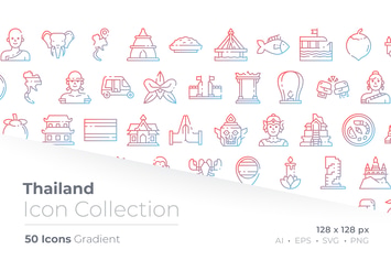 Thailand Gradient Icon
