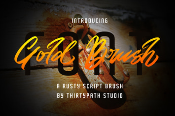 Gold Brush Font