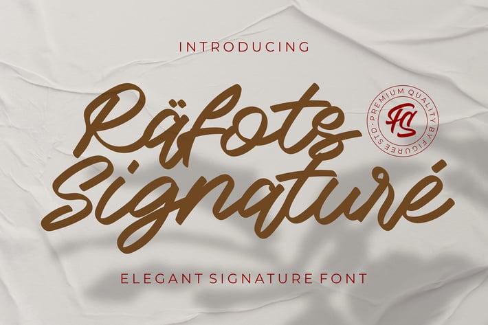 Rafots Signature - Elegant Font