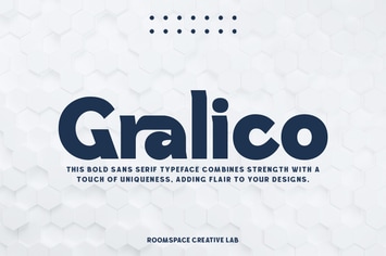 Gralico Modern Sans Logo Font