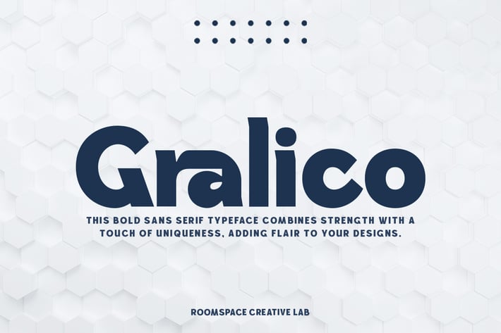 Gralico Modern Sans Logo Font