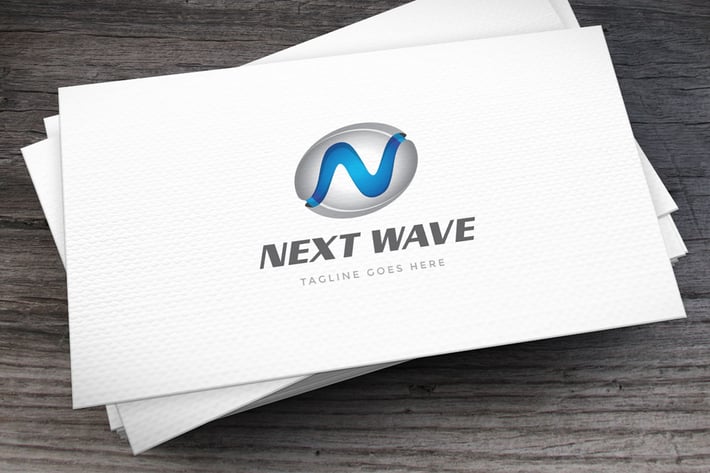 Next Wave Letter N Logo Template