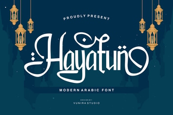 Hayatun - Modern Arabic Font