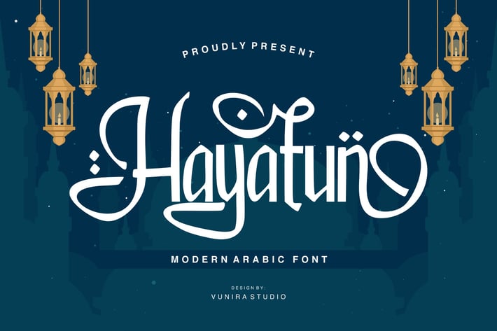 Hayatun - Modern Arabic Font