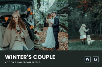 Winter's Couple Photoshop Action & Lightrom Preset