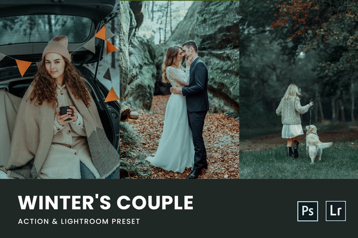 Winter's Couple Photoshop Action & Lightrom Preset