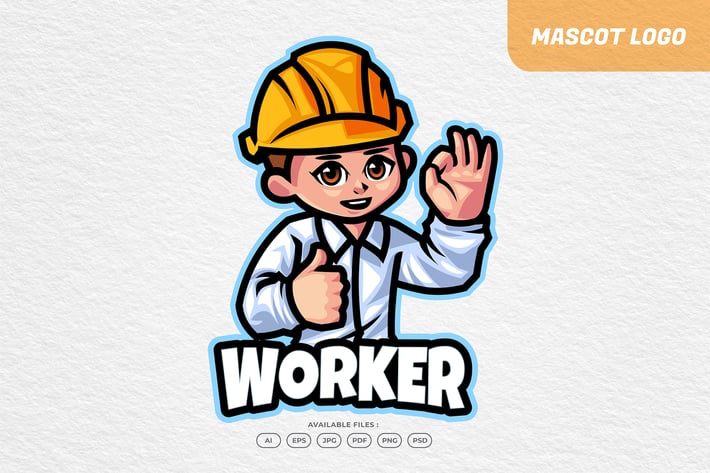 Industrial Worker Logo