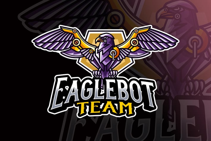 Eagle Robot Logo Template