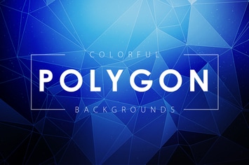 Colorful Polygon Backgrounds