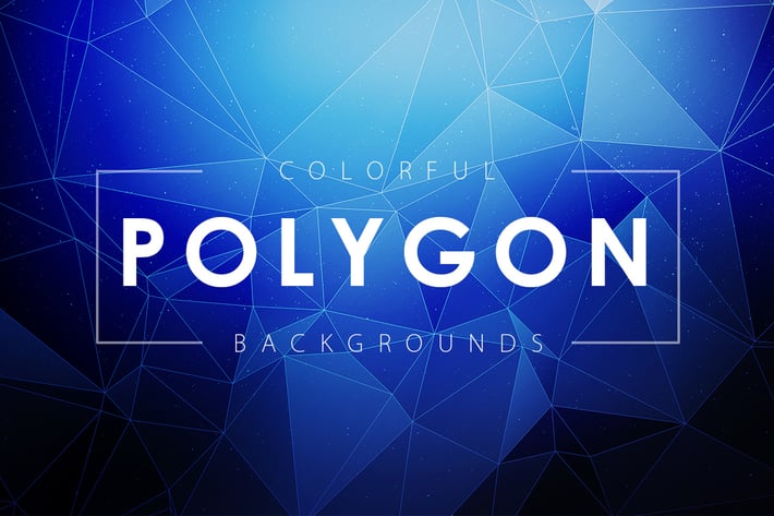 Colorful Polygon Backgrounds