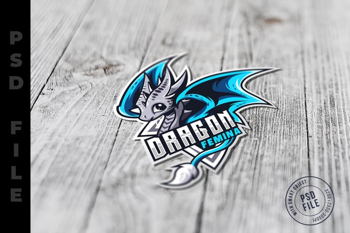 Sticker Mockup Logo : Wood Texture