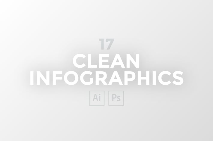 17 Clean Infographics