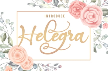 Helegra | Beauty Font Script