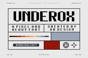 Underox - Pixel & Heavy Font