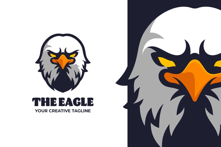The Eagle Character Mascot Logo Template
