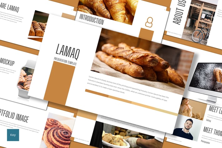 Lamaq - Bakery Keynote Template