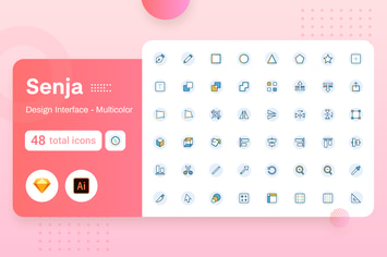 Multicolor Senja - Design Interface 