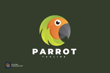 Parrot Head - Logo Template