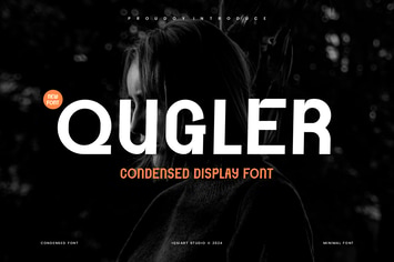 Qugler - Condensed Display Font
