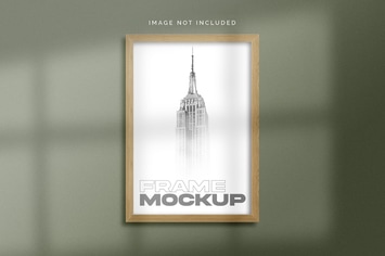 Wooden Frame Mockup