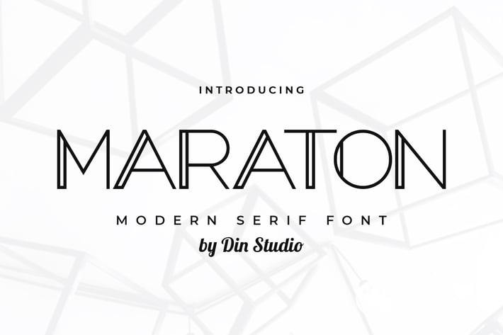 Maraton-Modern Serif Font