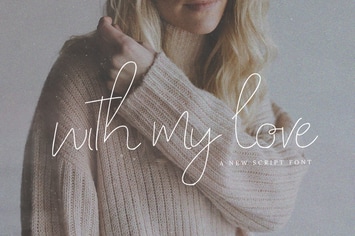 With My Love Font