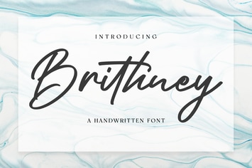 Brithney - Signature Font